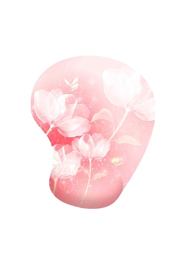 Suntek Bilek Destekli Mouse Pad Kayma Önleyici Yumuşak Ev Pembe