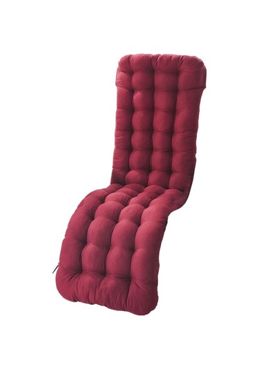 Suntek Magideal Rahat Polyester Bahçe Recliner Şarap-kırmızısı