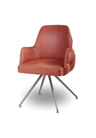 Koltukstilim Zen Comfort Taba Deri Misafir Koltuğu Kahverengi