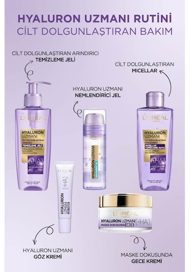 L'Oreal Paris Hyaluron Uzmanı Nemlendirici Jel 50 ML