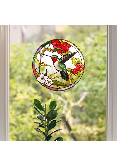 Suntek Sinek Kuşu Cam Çıkartması Çıkartması Dekoratif,