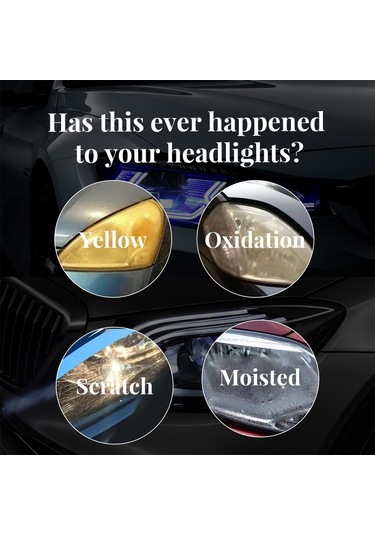 Symbee Araba Farı Parlatma Ve Koruma Sıvısı, Çizik Giderme Ve Antioksidan Etkili 100ml Taşınabilir Çözüm