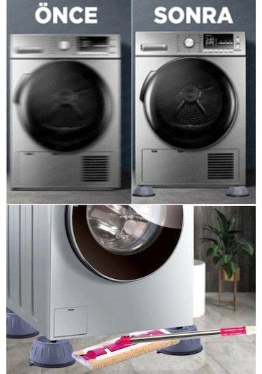 Nasific Buffer® Çamaşır Makinesi Sarsıntı Titreşim Ses Önleyici Kaydırmaz