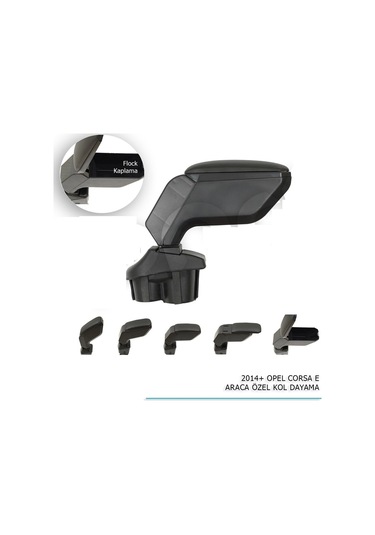 OPEL CORSA E ARACA ÖZEL KOL DAYAMA SİYAH 2014+