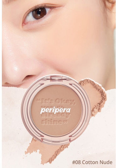 Peripera Pure Blushed Sunshine Cheek 08 Cotton Nude