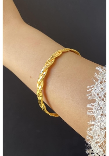 Zümrüt Sarraf 15 Gram 22 Ayar Altın Burma Yatırımlık Kadın Bilezi