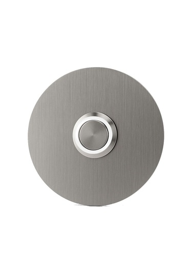 Lockway Z301b Paslanmaz 304 Yuvarlak Zil Butonu Ø70mm Beyaz Led