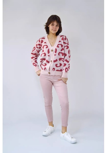 As&teks Düğmeli Kardigan Örgü Kazak 193194258 Açık Mavi