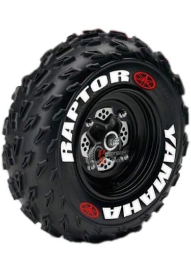 Yamaha Raptor Atv Lastik Stikeri 8adet Lastik Yazısı 35mm