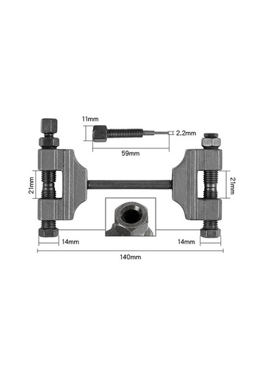 Pazly Motosiklet Zamanlama Zinciri Sökücü Singlerow Bölünmüş Aparat K22666