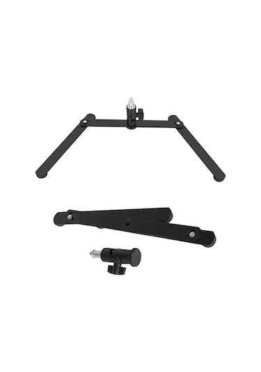 Createtech 360 Derece Metal Tepe Taban Masaüstü Telefon Tutucu, Minimalist Tasarım