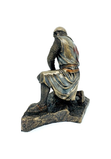 Baltalı Tapınak Şövalyesi Heykel Biblo Dekor