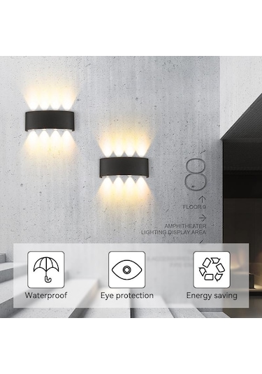 Led Duvar Lambası 4w 6w 8w Duvar Işıkları İç Aydınlatma Aplik Lamba Ac85-265v Yatak Odası Oturma Odası Merdiven Ev Aplik 55818767 Beyaz