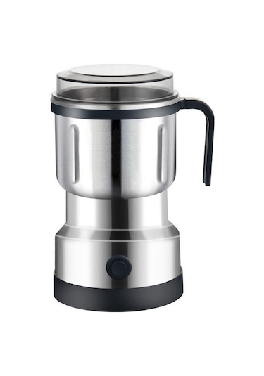 Jian Fan Ev Tipi Elektrikli Tahıldeğirmeni Kahveçekirdeğirmeni Gümüş