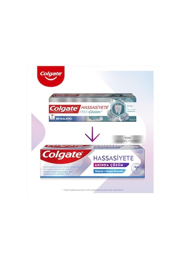 Colgate Hassasiyete Anında Çözüm Diş Macunu 24 x 100 ML + Rosie Pamuk