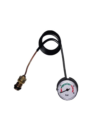 Buderus Uyumlu Logamax Plus Kombi Manometre Basınç Göstergesi Siyah