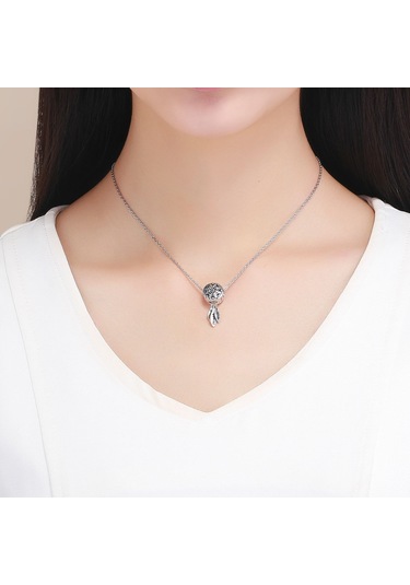 S925 Ayar Gümüş İçi Boş Kalp Şeklinde Desen Gevşek Boncuk Dıy Bilezik Mektup Boncuk Çok Renkli