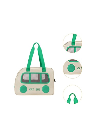 Suntek Kedi Taşıma Çantası Çok İşlevli Yavru Köpek Beyaz