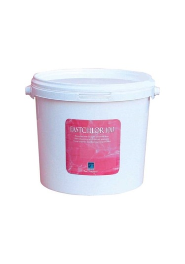 Toz Klor Fastchlor 100 Stabilize Triklor Granülü, %90 Klor Içeriği 25 Kg