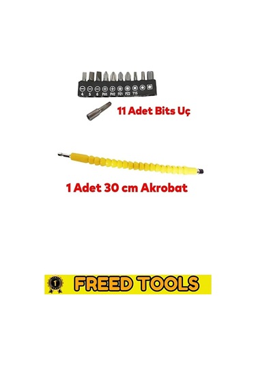 Esnek Matkap Ucu Şaft Uzatma Aparatı Bits Bükülebilir Akrobat Tor