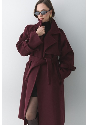 Bordo Vorkuta Kuşaklı Kaban - 407007 Bordo