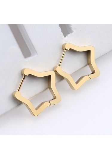 Jzcat Erkekler Ve Kadınlar İçin Geometrik Şekilli Küpeler-tgeh27