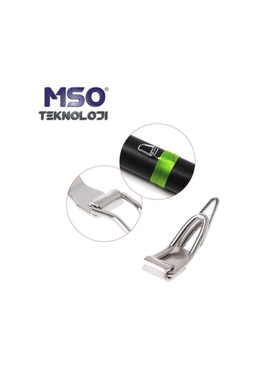 MSO Olta Balıkçılık Paslanmaz Çelik Kamış Tamir İğne Tutucu Halka