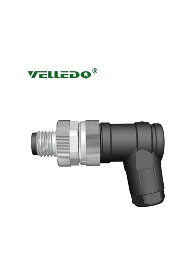 M8-m03s - M8 3 Pin Erkek 90 Açılı Konnektör - Velledq