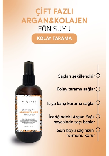 Maru Argan & Collagen Bağ Onarıcı Saç Bakım Spreyi 250 Ml