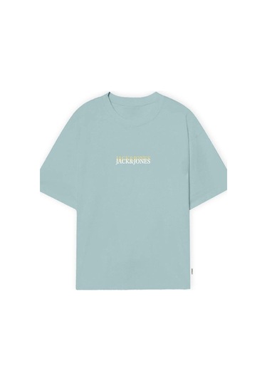 Jack & jones Jorlafayette Emb Tee Ss Crew Neck12251768 A.gri 001