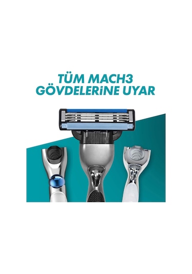 Gillette Mach3 Yedek Tıraş Bıçağı 18 Adet Karton Paket
