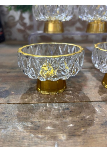 Wow Dıamond Lokumluk 6 Lı Altın Rengi