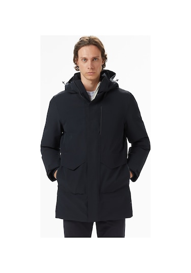 Nautica Erkek Siyah Regular Fit Mont Düz J57046t Siyah
