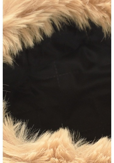 Kadın Cossack Kalpak Kürklü Kahve Şapka Kahve Standart