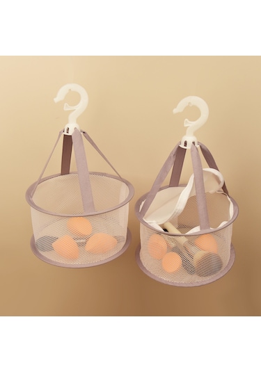 Güzellik Araçları Makyaj Yumurta Kurutma Ağı-mor