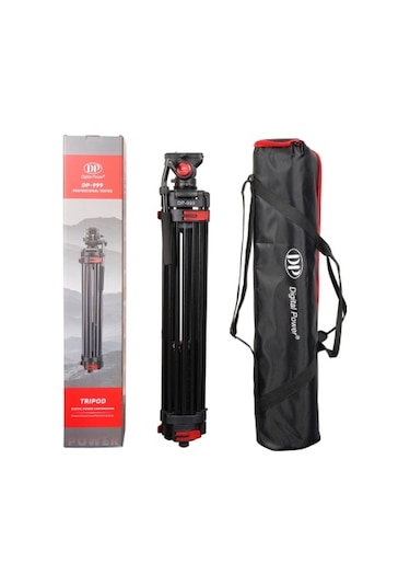 Dp 999 Professional Video Kamera Tripod 194m Akışkan Hidrolik Kafa