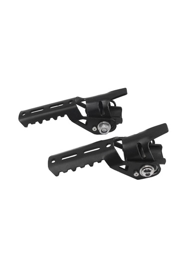 Aubyhe Motorcycle Front Foot Pegs Stainless Steel Foldable For Bmw R1250gs R1200gs Adv F800gs F750gs F850gs S1000xr C400x 2013-2022 Black