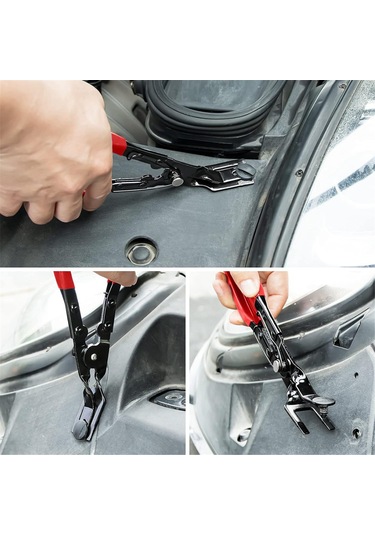 Xurunkeji Gövde Klipsli Pense Seti, 30 Derece Ve 80 Derece İtmeli Pim Pense