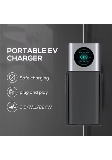 Hici Wifi 7 Kw 32A Elektrikli Araç Şarj İstasyonu + Çanta