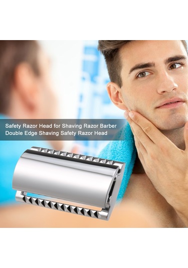 Maiyame Zink Alaşımlı Çift Kenarli Güvenli Tıraş Bıçağı Ucu - Eski Tip Tıraş Makinesi Değiştirme Ucu, Çoğu Uzun Saplı Tıraşa Uygun