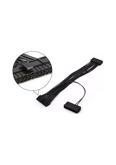 Ancheyn 5145 24 Pin Atx Dual PSU Çoklayıcı Adaptör Anakart Mining Kablosu