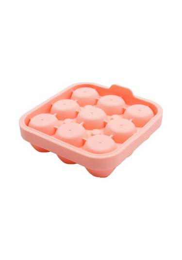 Ganzhoushop Viski Silikon Pembe Kalıpları Buz Küpü Kalıbı Ice Cube Ambition Adet-9 Adet 2 Hv Pembe