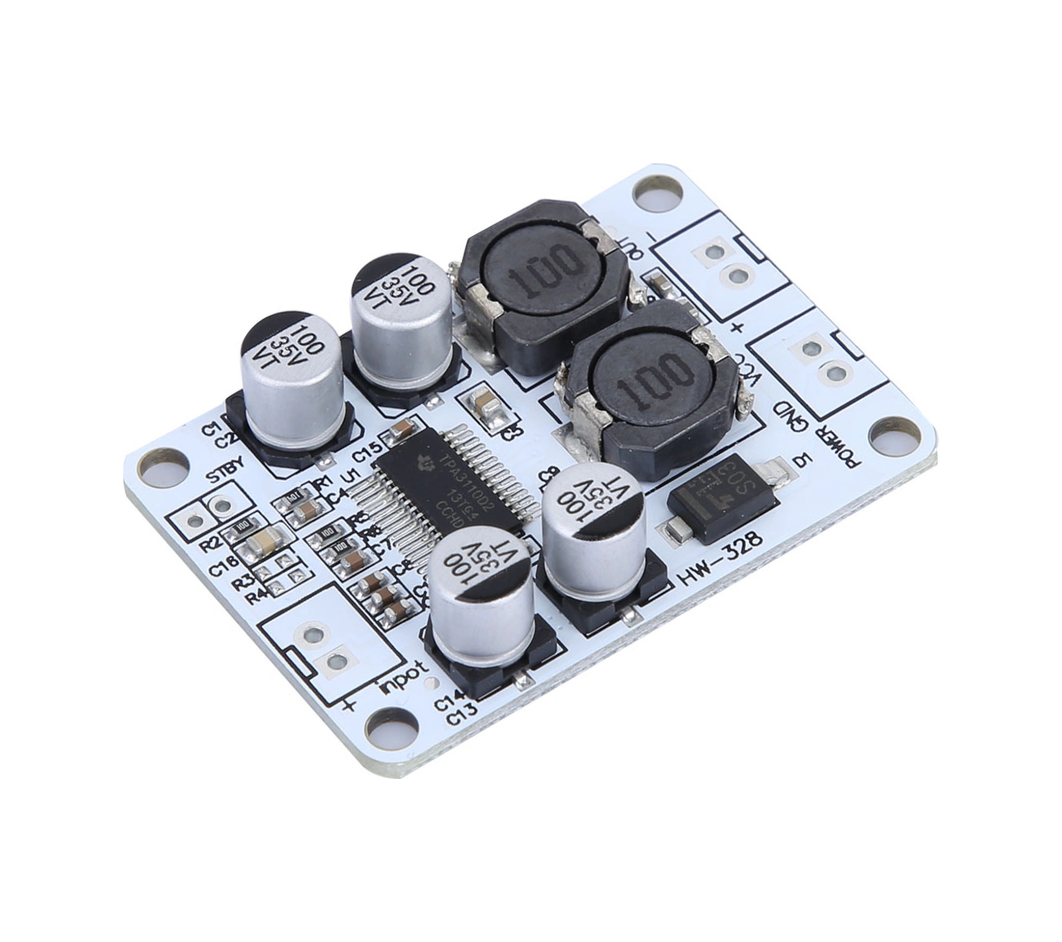 Tenfowee Tpa3110 Tek Kanal Dijital Güçlendirici Kartı 30w - Düşük Tüketim, Kaliteli Ses, 8/4/6 Ohm Uyumlu, Dıy Ses Ekipmanı İçin