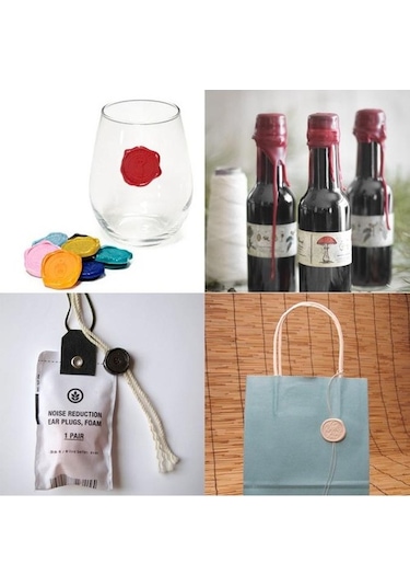 Mühür Mumu 100 Davetiye Için 300 Boncuk Model: 38 Limon Kabuğu