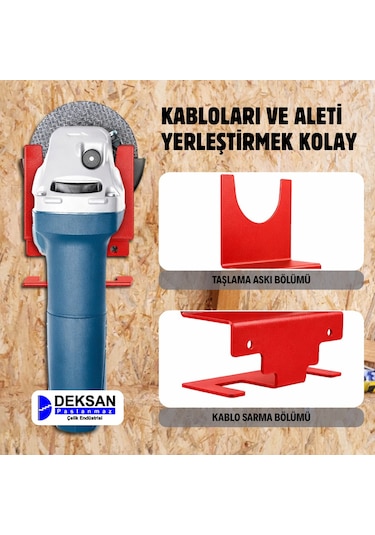 Avuç İçi Taşlama Duvar Askı Aparatı