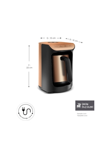 Karaca Hatır Köz Sütlü Türk Kahve Makinesi