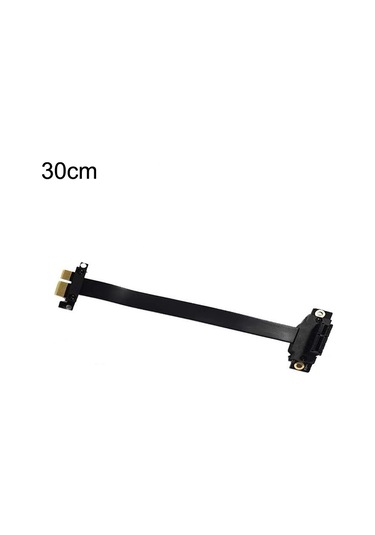 Sones Pcı-e 3.0 1x 180 Derece Grafik Kartı Kablosuz Ağ Kartı Adaptör Bloğu Uzatma Kablosu, Uzunluk: 30 Cm