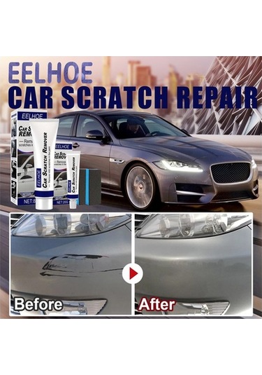 Besthome1 Eelhoe 80g Otomobil Çizik Tamir Kiti - Cila Ve Parlatıcı Wax Seti Kutulu