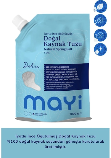 Mayi İyotlu İnce Kaynak Tuzu 2 KG