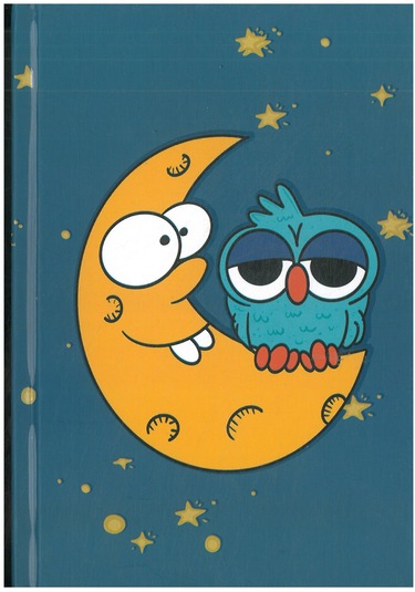 Paklon Tasarım Defter 80 Yap. Kareli Baykuş A5 14x21 Çok Renkl